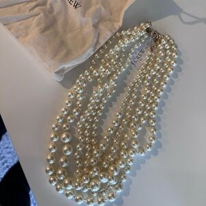 J. Crew Multi-Strand Pearl Necklace